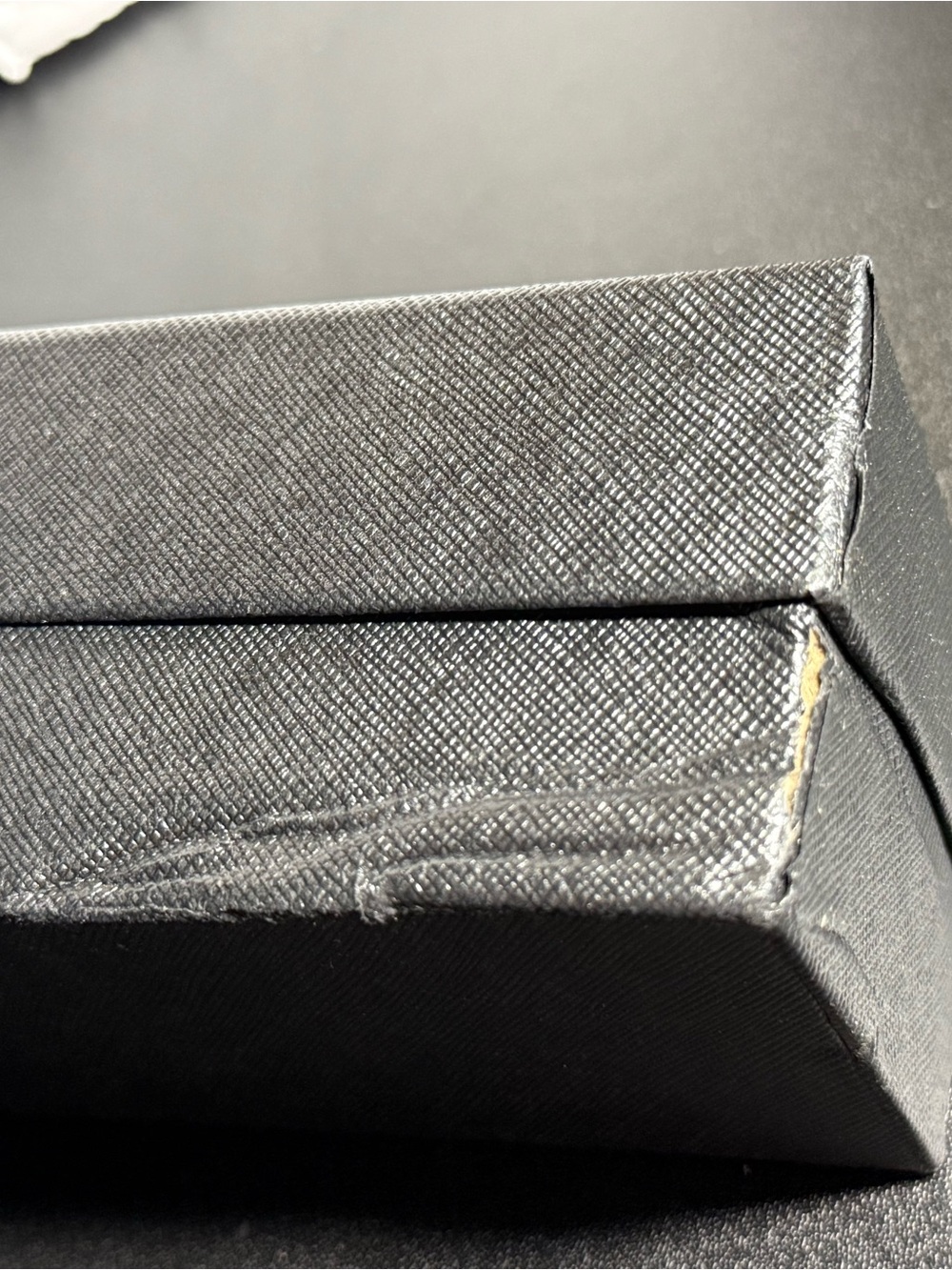 Prada Black Sunglasses with Gold Triangle Logo - Picture 4 of 4